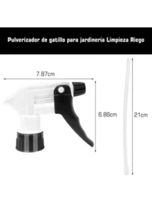 Industrial Atomizer Atomizing Nozzle Con Tubo 28cm - Negro - Ver 4