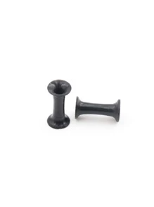 2 Silicone Flexível Afinar Double Flared Carne Túnel Orelha Plugues Medidor De Ouvido Expansor Maca Brincos Piercing De Orelha