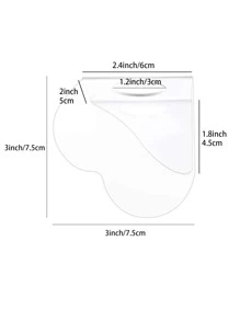 1 Stück Herz Design, Foundation Rühr- Palette