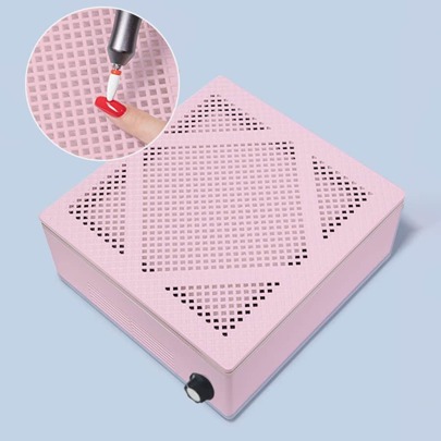 可调速美甲粉尘收集器，60W强力美甲粉尘收集风扇，电动粉尘收集器，美甲工具收集机，适用于亚克力美甲DIY沙龙