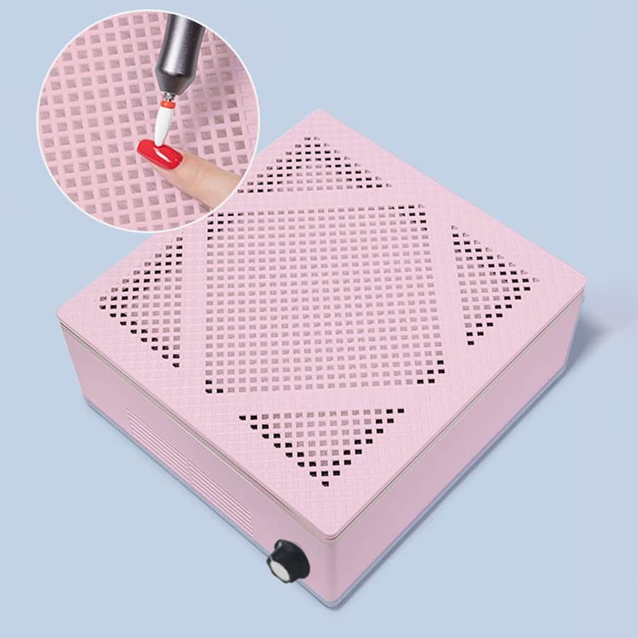 Adjustable Speed Nail Dust Collector, 60W Strong Nail Dust Collector Fan, Electric Dust Collector, Nail Tool Collection Machine, Suitable For Acrylic Nail DIY Salon