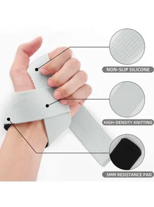 SKDK 1 Pair Strength Training Deadlifts Straps Gym Gym Wristbands Accessories