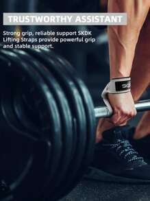 SKDK 1 Pair Strength Training Deadlifts Straps Gym Gym Wristbands Accessories