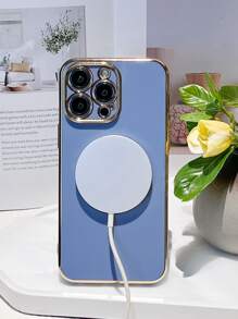 Magnetic Anti-fall Phone Case - Blue - View 4