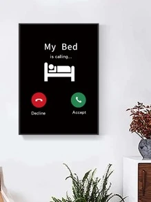 1pc Frameless Abstract Pattern Canvas Painting For Home Decoration - Multicolor - View 1