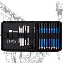Drawing Pencil Set, 24/32/35/40 PCS Sketching Pencils And Drawing Kit Complete Artist Kit Including Graphite Pencils, Crayons, Pencil Sharpener And Eraser, Professional Drawing Pencil Set - Multicolor - View 7
