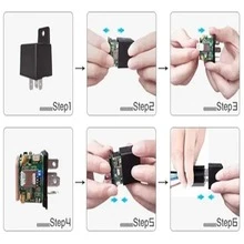 Global Version Back Time Relay GSM Locator Anti-Theft Cut Off Fuel Feed System Function - Black - View 7