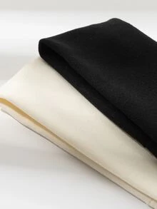 2pcs Women's Multicolor Cashmere Headband, Fashionable And Versatile, Suitable For Daily Wear - Multicolor - View 3