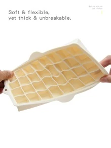 Baby Food Freezing-compartment Mold With 32 Grids For Silicone Household Fresh Keeping And Children's Storage Ice Tray Box