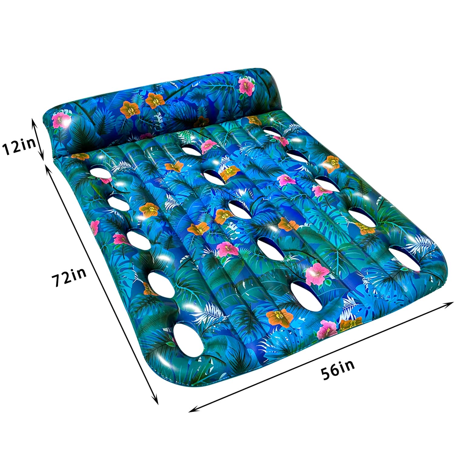 Inflatable Extra Large Pool Floats for Adults 72" x56'' Giant Pool