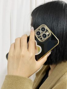 Heart Design Phone Case - Black - View 3