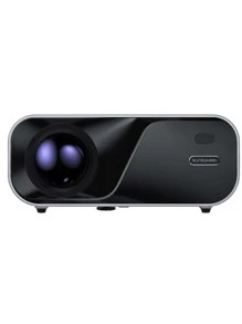 SUREWHEEL E60 Projector with Case, 1080P Native Projector with WiFi and Bluetooth, 12000 Lumens Outdoor Projector - Grey - View 2
