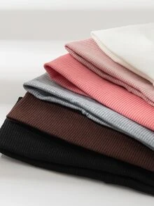 6pcs/Set Women's Stylish Fabric Headbands In Multiple Colors, Suitable For Daily Wear Casual - Multicolor - View 3