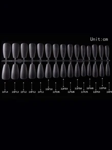 240Pcs Medium Coffin False Nail Tips Matte Pre-Filed Soft Gel Full Cover Nail Tips Clear Fake Nails Clear Gelly Tips For DIY Press On Acrylic Nail Extensions