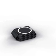 3 In 1 Multifunction Wireless Charger Compatible With iPhone/Airpods/Apple Watch - Black - View 2