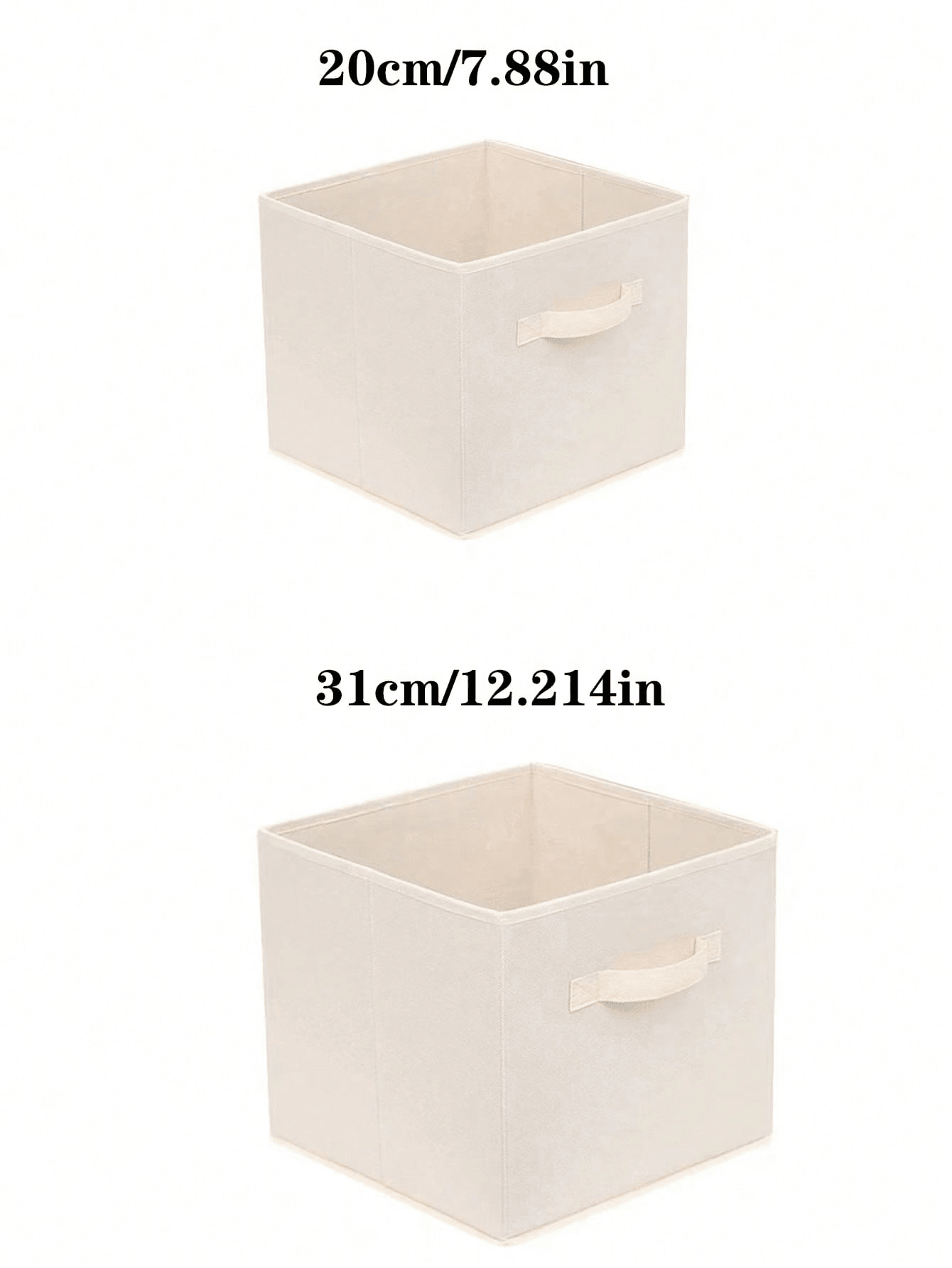 1pc Lidless Foldable Black Storage Box For Toy, Clothes And Sundry