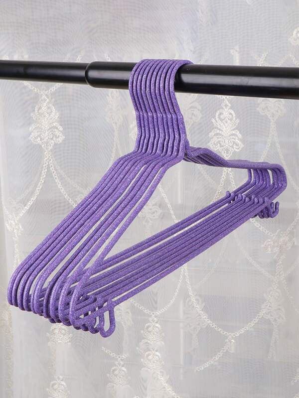 10pcs/set 38cm Antislip Coated Clothes Hanger With Clothes Stretcher