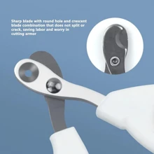 1入組寵物指甲剪,鋒利的不銹鋼指甲剪,具備1孔/2孔,適用於剪狗貓鳥兔以及其他寵物的指甲,修剪寵物指甲而設計的理容工具,隨機顏色 - 彩色 - 查看 3