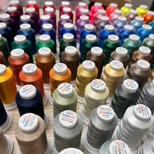 1 pieza Hilo de bordar multicolor alta resistencia poliéster para con bordado máquinas - PE029 - Ver 5