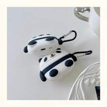 Panda Design Case Compatible With AirPods For AirPods1/2 AirPods Pro Kawaii - Black and White - View 7