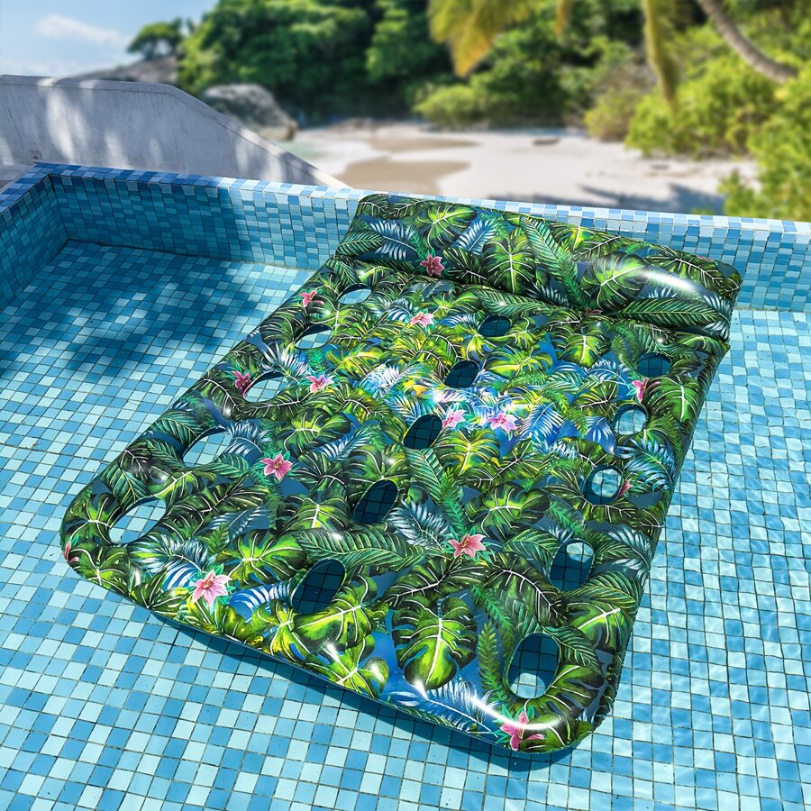 Inflatable Extra Large Pool Floats for Adults 72" x56'' Giant Pool