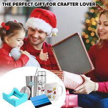 En Silicone Coupe Berceau Pour Gobelets Avec Intégré Fente , Gobelet Support Pour Artisanat Utiliser À Appliquer En Vinyle Décalcomanies Pour Gobelets , Petit Gobelet Support Porte-gobelet Avec En Feutre Bord Raclette Pour Tasses Bouteilles - Bleu azur - Voir 6