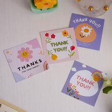 50 cái/gói Thiệp chúc mừng hình hoa hồng mini, có thể viết, tuyệt vời để trang trí hoa, ghi chú đóng gói quà tặng, v.v. Ngày lễ tình nhân trở lại trường - Nhiều màu - Xem 4