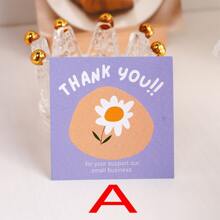 50 cái/gói Thiệp chúc mừng hình hoa hồng mini, có thể viết, tuyệt vời để trang trí hoa, ghi chú đóng gói quà tặng, v.v. Ngày lễ tình nhân trở lại trường - Nhiều màu - Xem 6