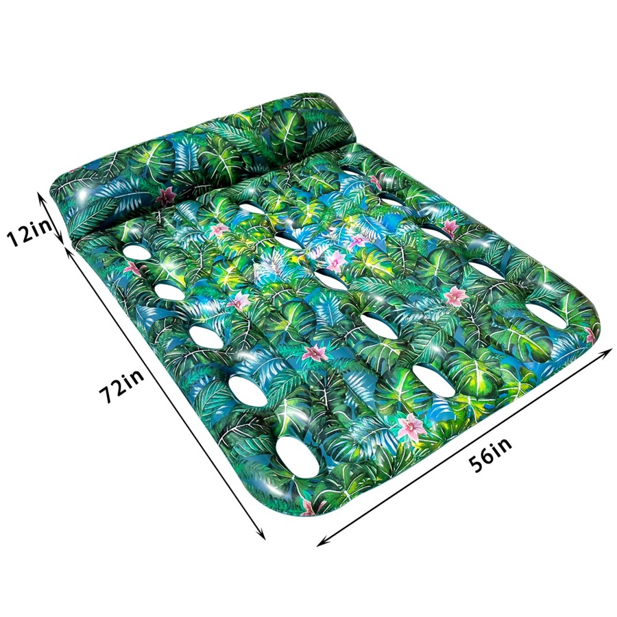 Inflatable Extra Large Pool Floats for Adults 72" x56'' Giant Pool