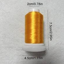 1 pieza Hilo de bordar multicolor alta resistencia poliéster para con bordado máquina - PE064 - Ver 11