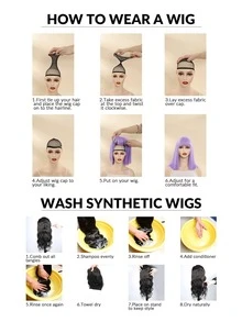 波波頭假髮帶劉海直發白色射擊假髮14英寸耐熱纖維合成假髮適合女士日常使用 - 銀色 - 查看 8