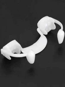 1pc Vampire Fangs, Halloween Prank Teeth With Retractable Feature Mouthguard Party Dress-up Prop - White - View 1