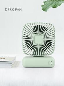 MEET SUN Sencillo ventilador de escritorio portátil para dormitorio de verano, ventilador de bolsillo portátil pequeño con carga USB