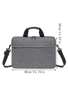 1入組多功能電腦包適用於15.6英寸筆記本,帶手持和 - 灰色 - 查看 11