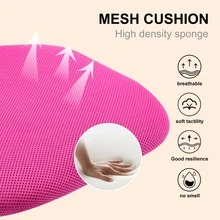 HOMEFUN Kids Desk Chair Ergonomic Swivel Armless Study Chair Cute Computer Office Bedroom Mesh Chair with Adjustable Height for Boys Girls Teens - Hồng - Xem 5