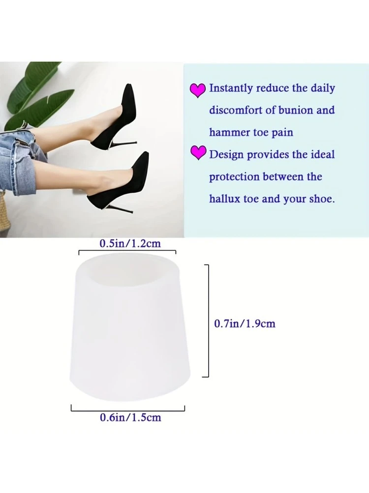 10pcs/Pack Toe Protector Sleeve, Anti-Friction Foot Toe Cover, Small Toe Cover, Foot Care Tools, Silicon Toe Tube, Thumb Care For Blisters, Hammer Toes, Corns,Makeup,Cheap,Room Decor,Vanity,Travel,Bedroom,Makeup Accessories,Puff,Makeup Blender,Powder Puff,Makeup Sponge,Cheap,Stocking Stuffers,Makeup,Makeup Tools,Cheap Stuff,Gifts,Gifts For Women,Christmas Gifts,Giveaways,Travel,Cheap Stuff,Travel Essential