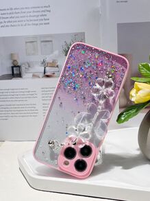 Coque De Téléphone Portable À Fleur Avec Dragonne