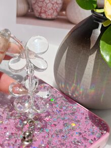 Coque De Téléphone Portable À Fleur Avec Dragonne