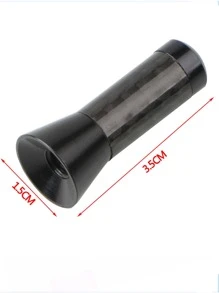 新款碳纖維螺絲金屬短短粗的天綫汽車造型屋頂天綫增強型信號適用於車配件 - 黑色 - 查看 9