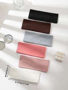 6pcs/Set Women's Stylish Fabric Headbands In Multiple Colors, Suitable For Daily Wear Casual - Multicolor - View 4
