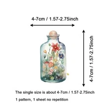 50入組哥特式魔術塗鴉貼紙適用於裝飾手機,手提電腦,手提箱和筆記本 - 杏色 - 查看 5