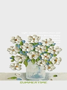 Summer Floral Clear Phone Case - Clear - View 6