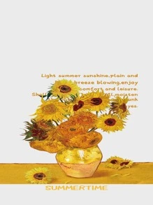 Floral Summer Sunflower Pattern Phone Case - Clear - View 6