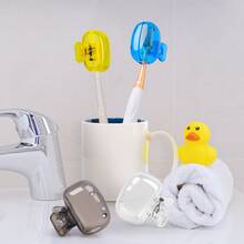 黃色牙刷頭套牙刷保護帽便攜式塑膠牙刷架適合家庭、旅行、露營、浴室、學校、商務