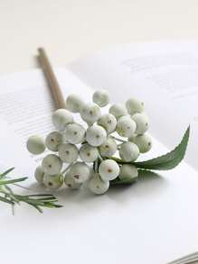 1pc Mini Nhân Tạo Quả Mọng Hoa Quả Giáng Sinh Quả Mọng Giả Và Hoa Xốp Nhỏ Trang Trí Đám Cưới Nhà Bàn Sắp Xếp Cây Trồng, Ngày Valentine, Quà Tặng - Màu xanh Bạc hà - Xem 1