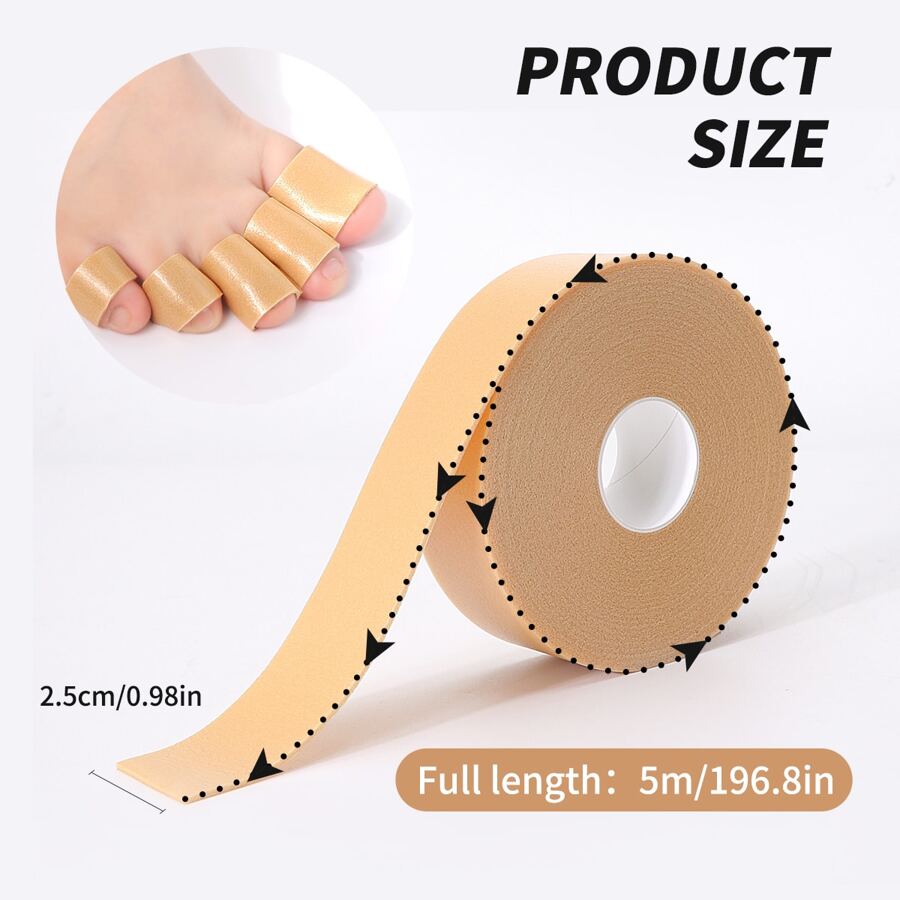 1 Rolls Moleskin Tape Adhesive Pads Blister Prevention Tape AntiWear