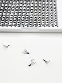 Bandeja grande, 320 ventiladores, puntas puntiagudas y delgadas, volumen unido por calor, pestañas prefabricadas, extensión de pestañas prefabricadas,pestañas pestans extensiones de pestañas