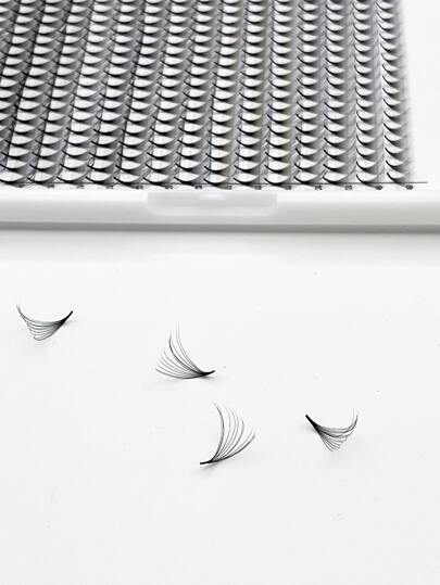 Large Tray 320 Fans Pointy Sharp Slim Tips Heat Bonded Volume Premade Fans Lashes Pre Made Fanned Eyelash Extensionlash Clusters,Eyelash Clusters,Individual Eyelashes,Lashes,Fake Lashes