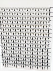 Bandeja grande, 320 ventiladores, puntas puntiagudas y delgadas, volumen unido por calor, pestañas prefabricadas, extensión de pestañas prefabricadas,pestañas pestans extensiones de pestañas