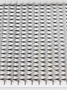 Bandeja grande, 320 ventiladores, puntas puntiagudas y delgadas, volumen unido por calor, pestañas prefabricadas, extensión de pestañas prefabricadas,pestañas pestans extensiones de pestañas